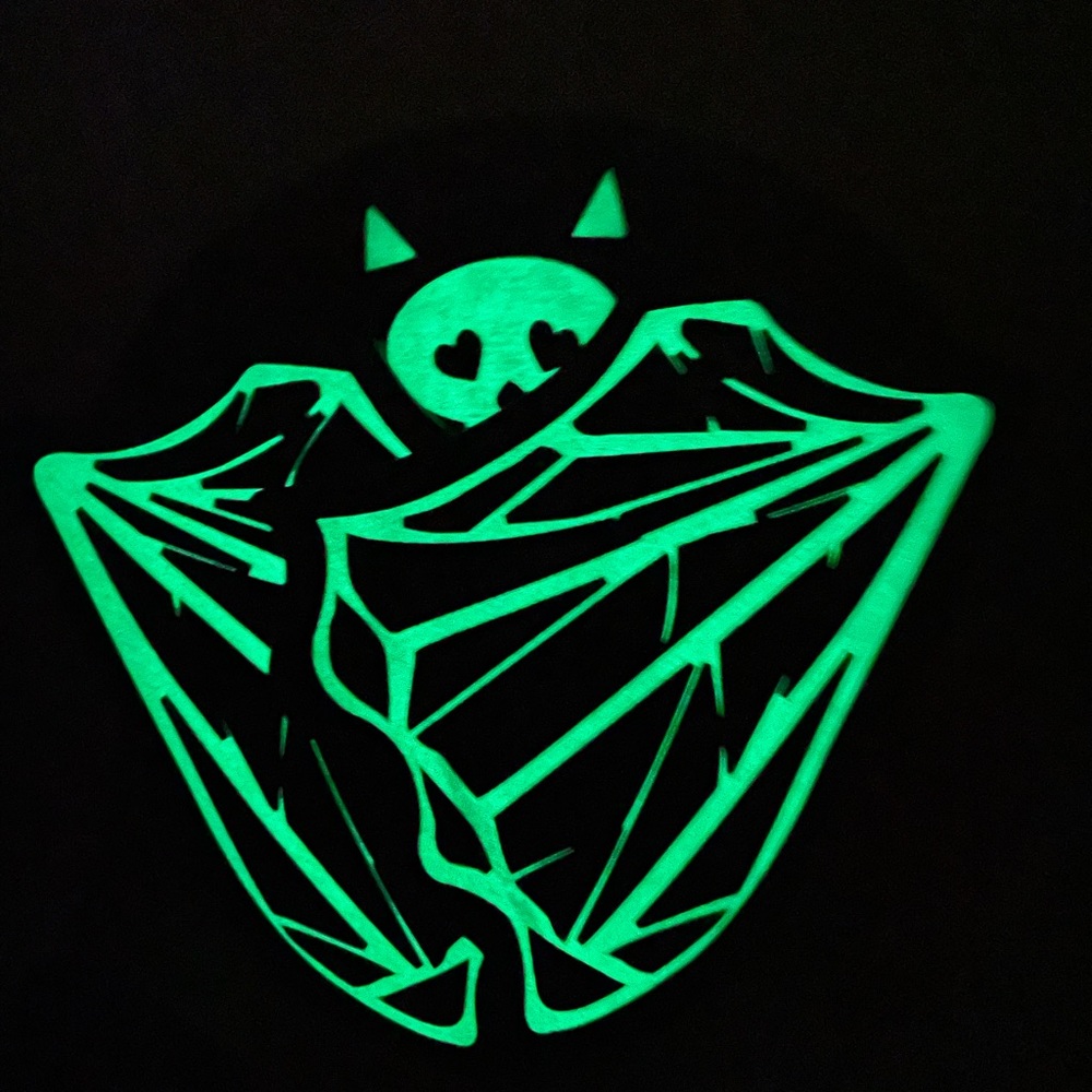 Black Bat Skeleton Crossbody Bag - Picture 2 of 4